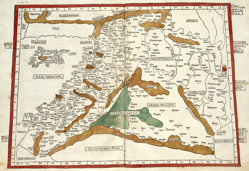 Quarta Asie tabula continet Cyprum & Syrium & Iudea