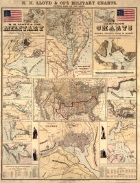 H.H. Lloyd & Co's campaign military charts showing the principal strategic places of interest