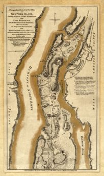 A Topographical Map of the North Part of New York Island