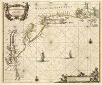 Pas caerte van Nieu Nederlandt