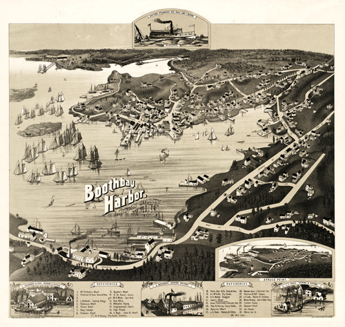 Boothbay Harbor in Lincoln County Boothbay Harbor in Lincoln County