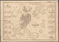 Plan of Boston with parts of the adjacent towns