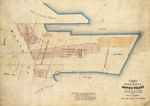 Plan of the Property Known as Rowe's Wharf