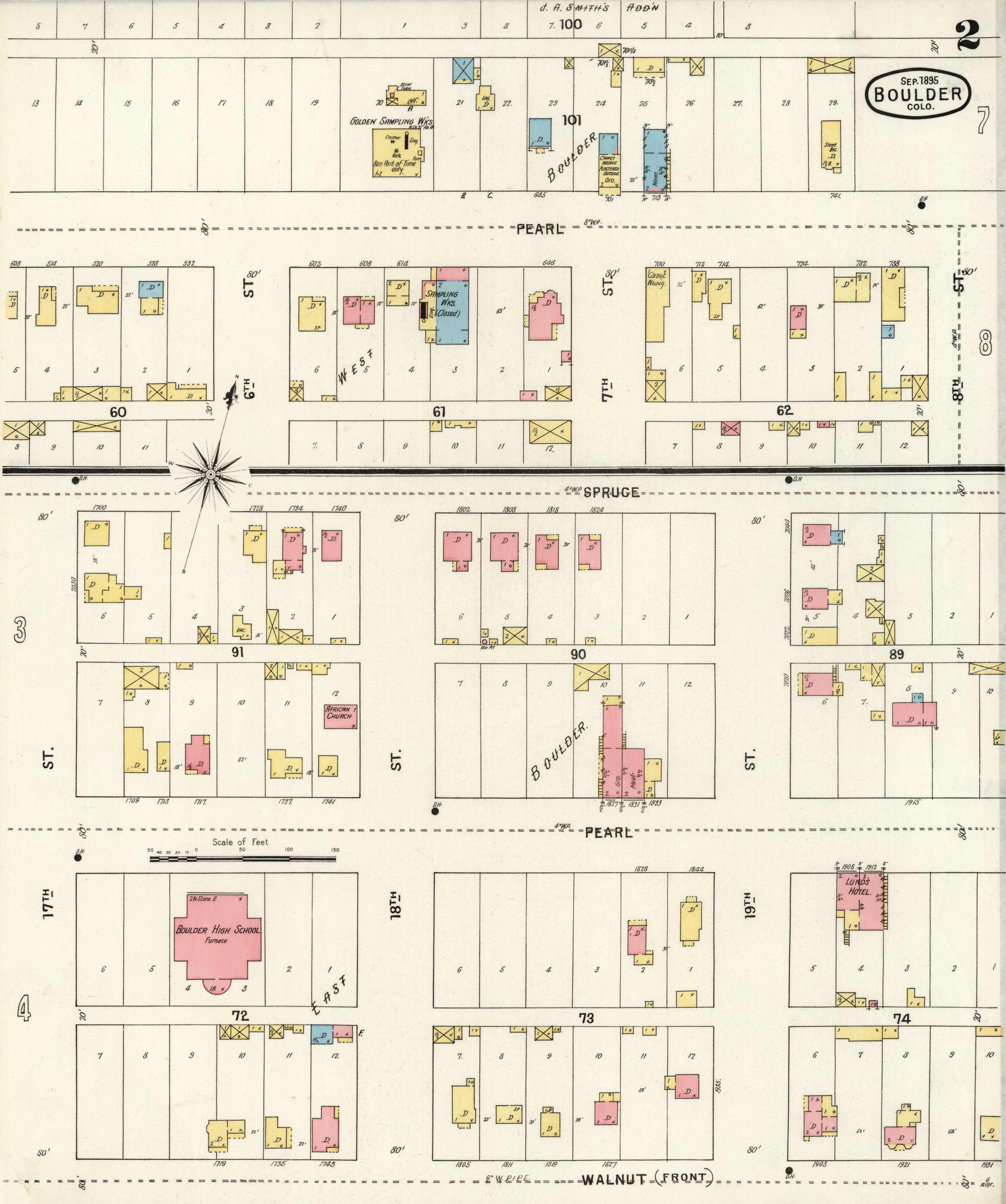 Map of Boulder Map of Boulder