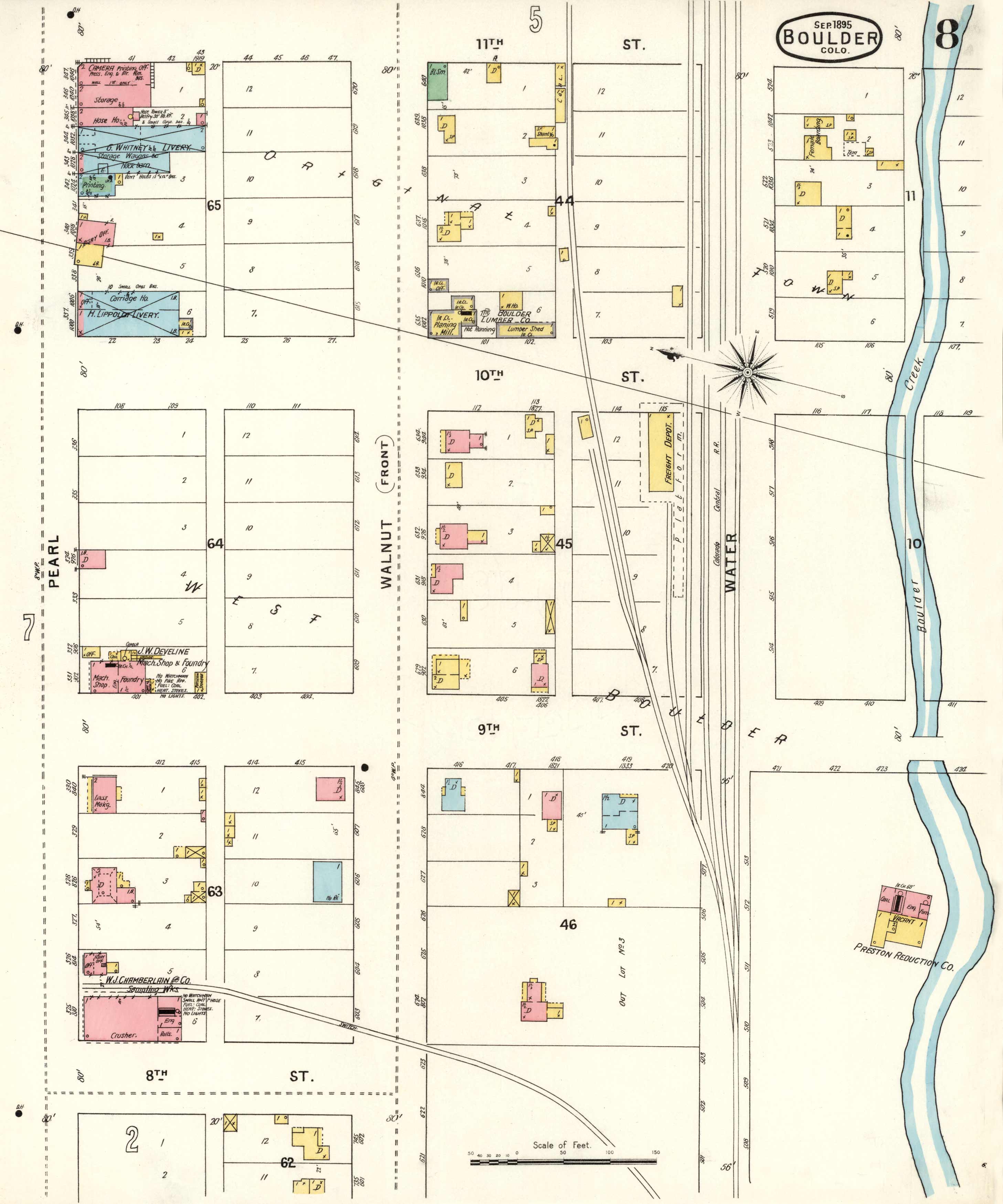 Map of Boulder Map of Boulder