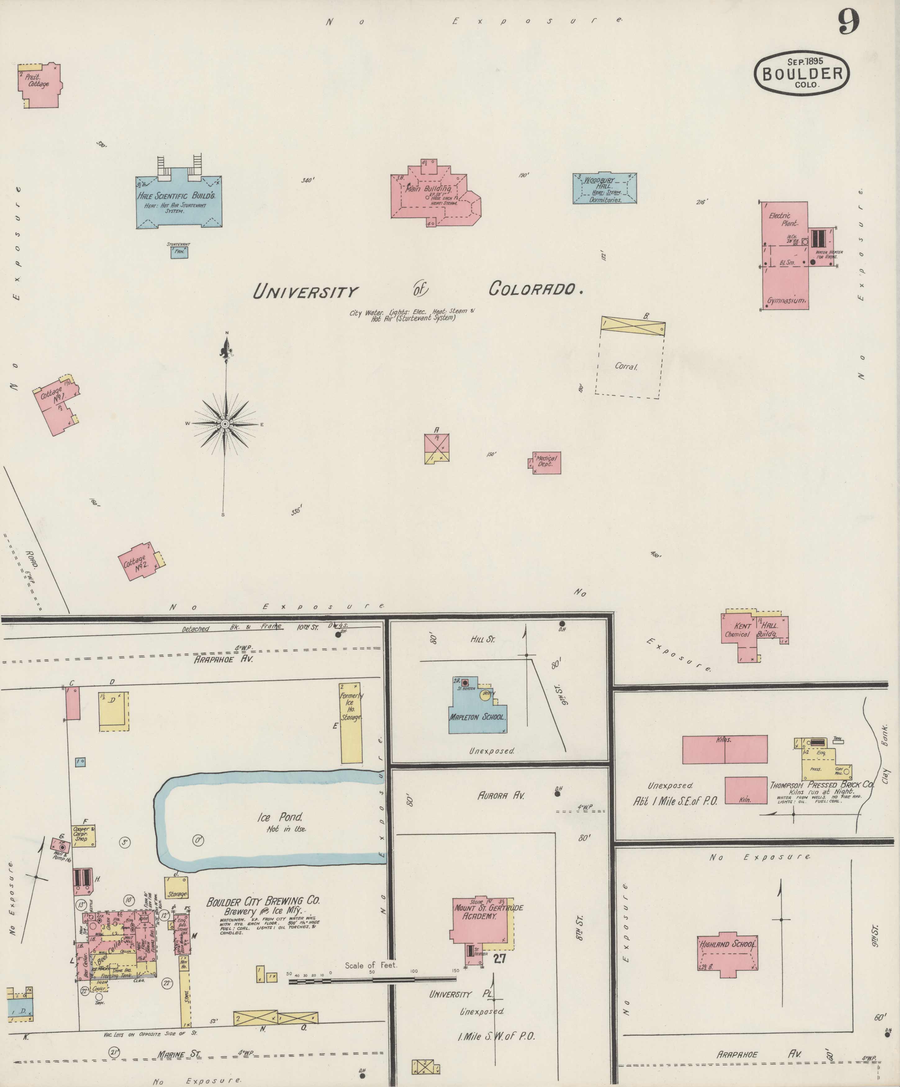 Map of Boulder Map of Boulder