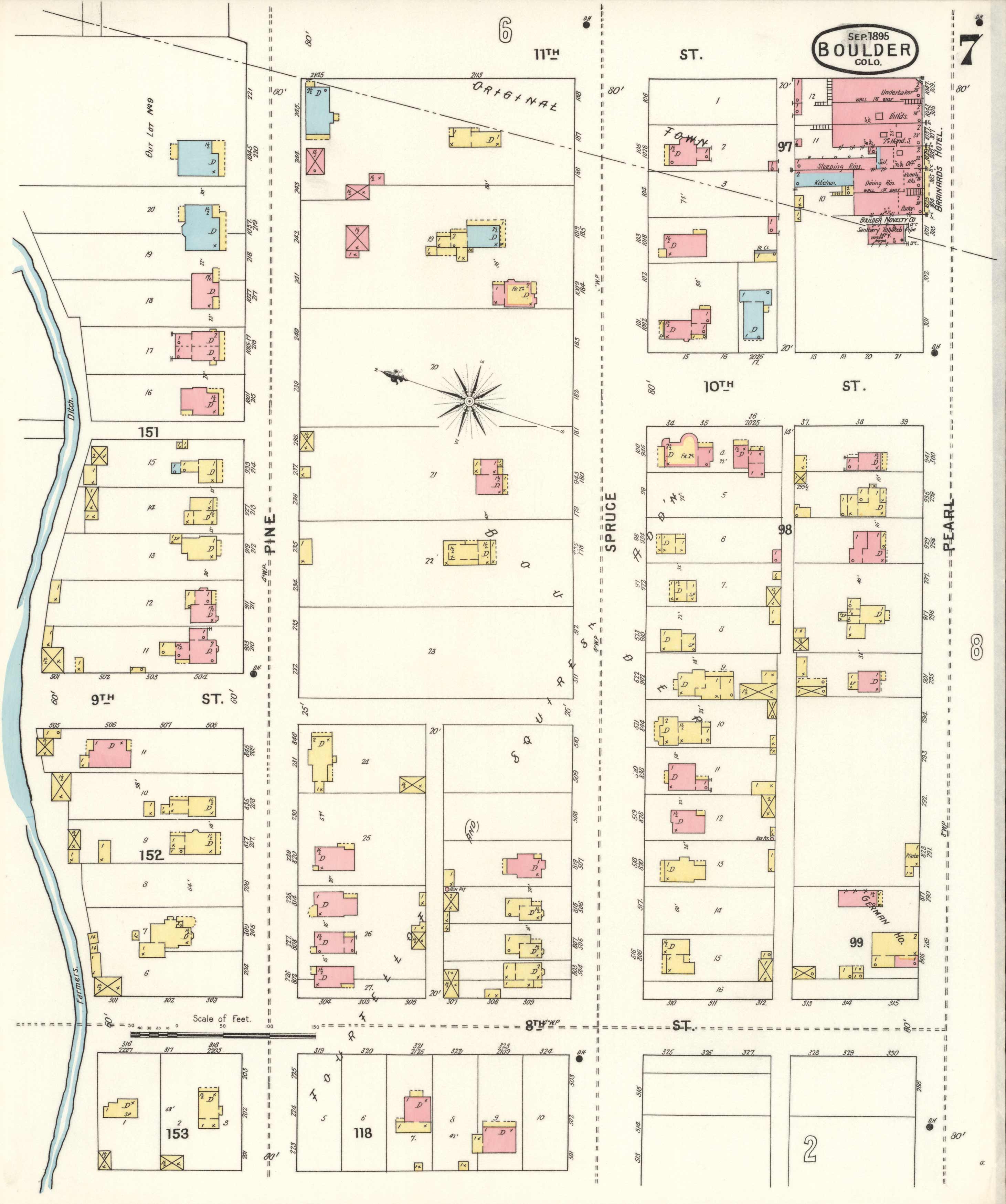 Map of Boulder Map of Boulder