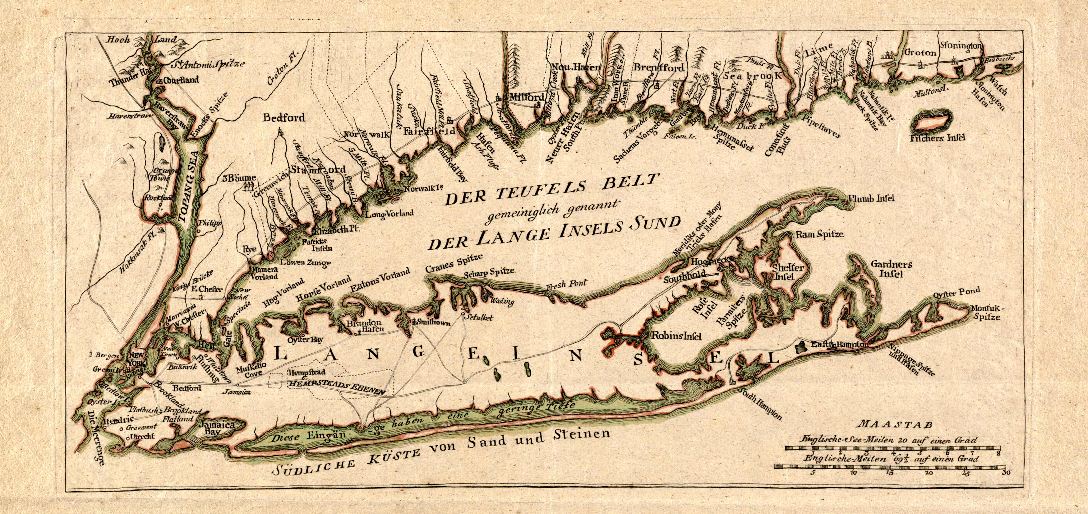 Der Teufels Belt gemeiniglich genannt der Lange Insels Sund