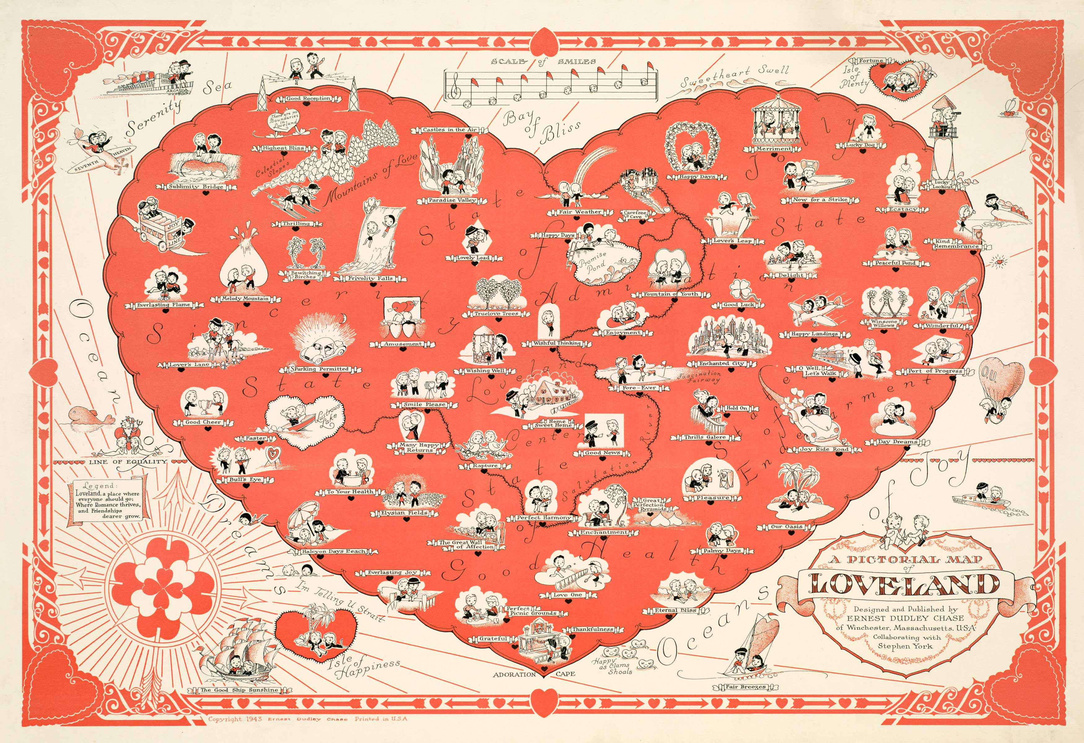 A pictorial map of Loveland A pictorial map of Loveland