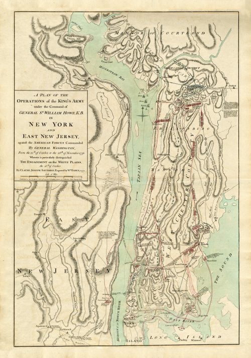 A Plan of the Operations of the King's Army under the Command of General Sr. William Howe