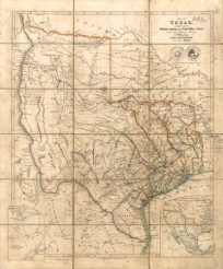 Map of Texas - Compiled From Surveys Recorded in The Land Office of Texas