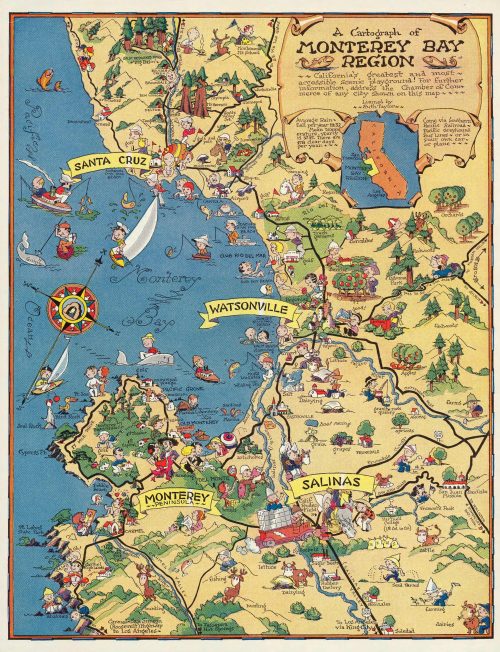 A Cartograph of Monterey Bay Region