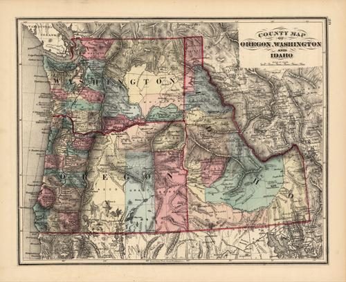 County Map of Oregon