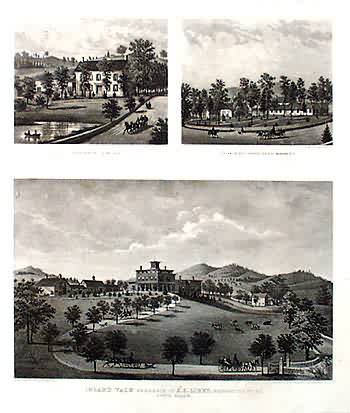 Three Prints of Buildings in Westchester County