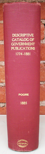 A Descriptive Catalogue of The Government Publications of The United States Septmeber 5
