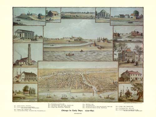 Chicago in the Early Days 1779-1857