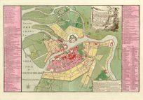 Old map of St. Petersburg