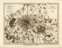 Plan der Stadt Paris
