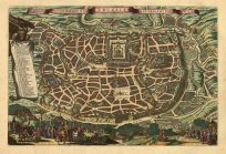 Old map of Jerusalem