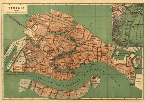 Old map of Venice