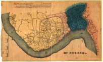 Old map of Shanghai