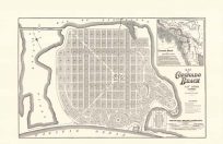 Map of Coronado Beach: 1889