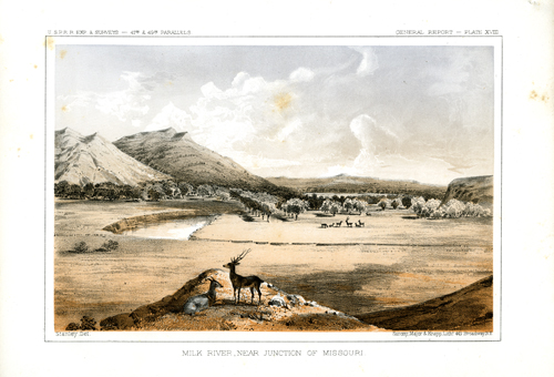 Milk River Near Junction of Missouri