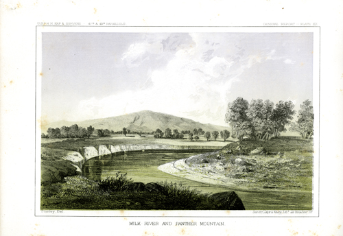 Milk River and Panther Mountain Milk River and Panther Mountain