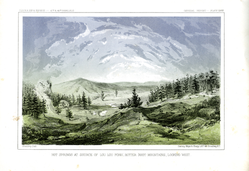 Hot Springs at Source of Lou Lou Fork Hot Springs at Source of Lou Lou Fork