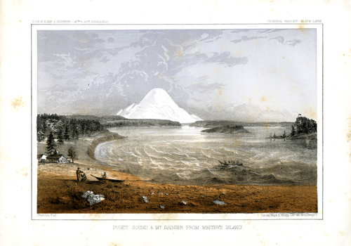 Puget Sound & Mt. Rainier from Whitby's Island