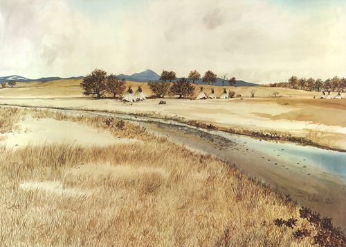 Teepees on the Prairie