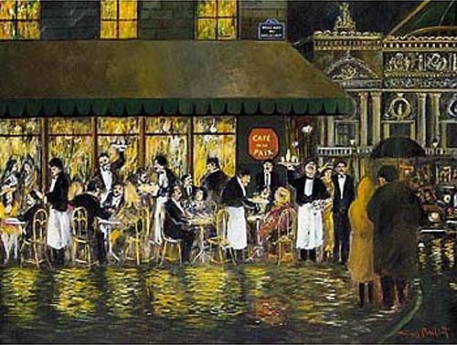 Guy Buffet - Cafe de la Paix (Limited Edition Silk Screen)