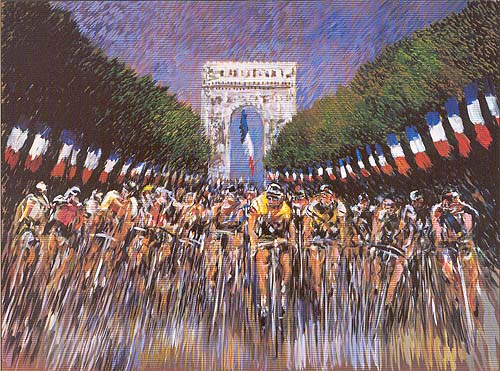 Guy Buffet - The Finish Line (Limited Edition Silk Screen)