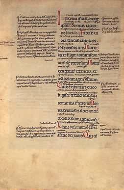 Medieval Psalter Leaf Medieval Psalter Leaf