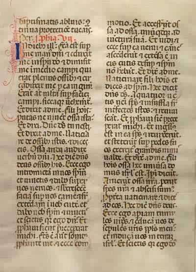 Medieval Missal Leaf