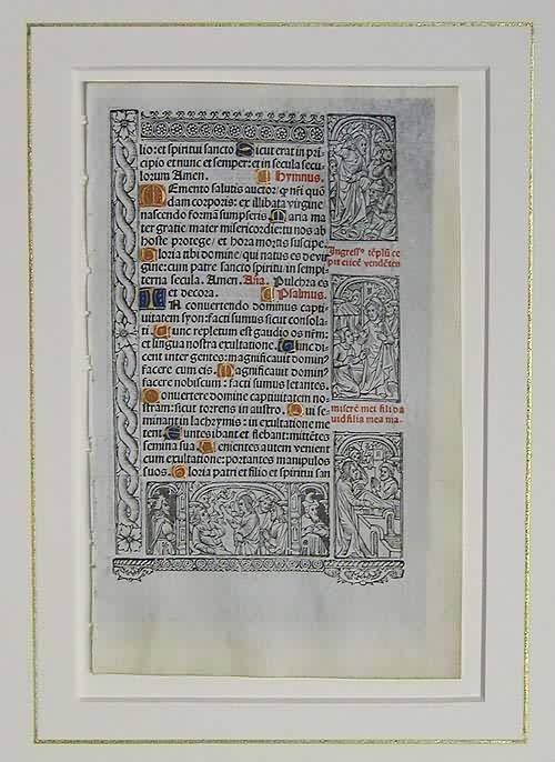 Book of Hours Leaf Master of Anne De Bretagne