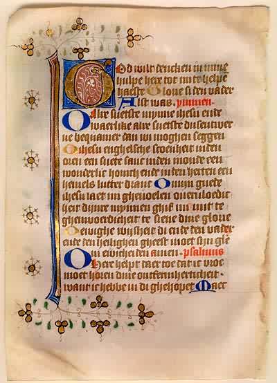 Book of Hours Leaf