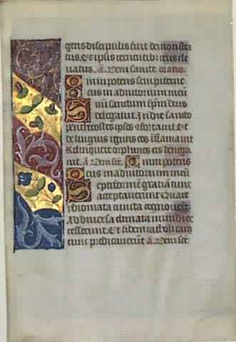 Book of Hours Leaf