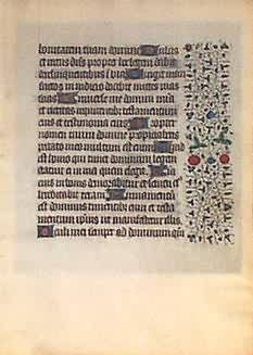 Book of Hours Leaf (Decorative Panel Borders)