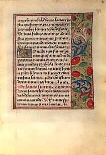 Book of Hours Leaf (Decorative Panel Borders)
