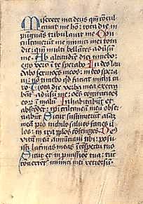 Psalter Leaf Psalm 55 & 56 Psalter Leaf Psalm 55 & 56