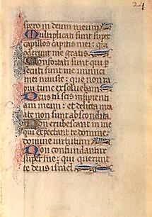 Book of Hours Leaf (Unusual Illumination) Book of Hours Leaf (Unusual Illumination)