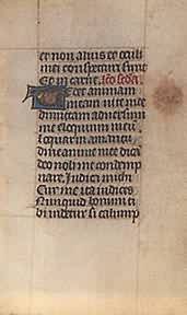 Book of Hours Leaf Book of Hours Leaf