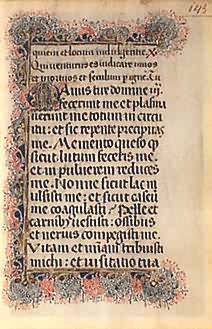 Book of Hours Leaf (Unusual Illumination) Book of Hours Leaf (Unusual Illumination)