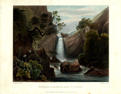Waterfall in the Devil's Glan