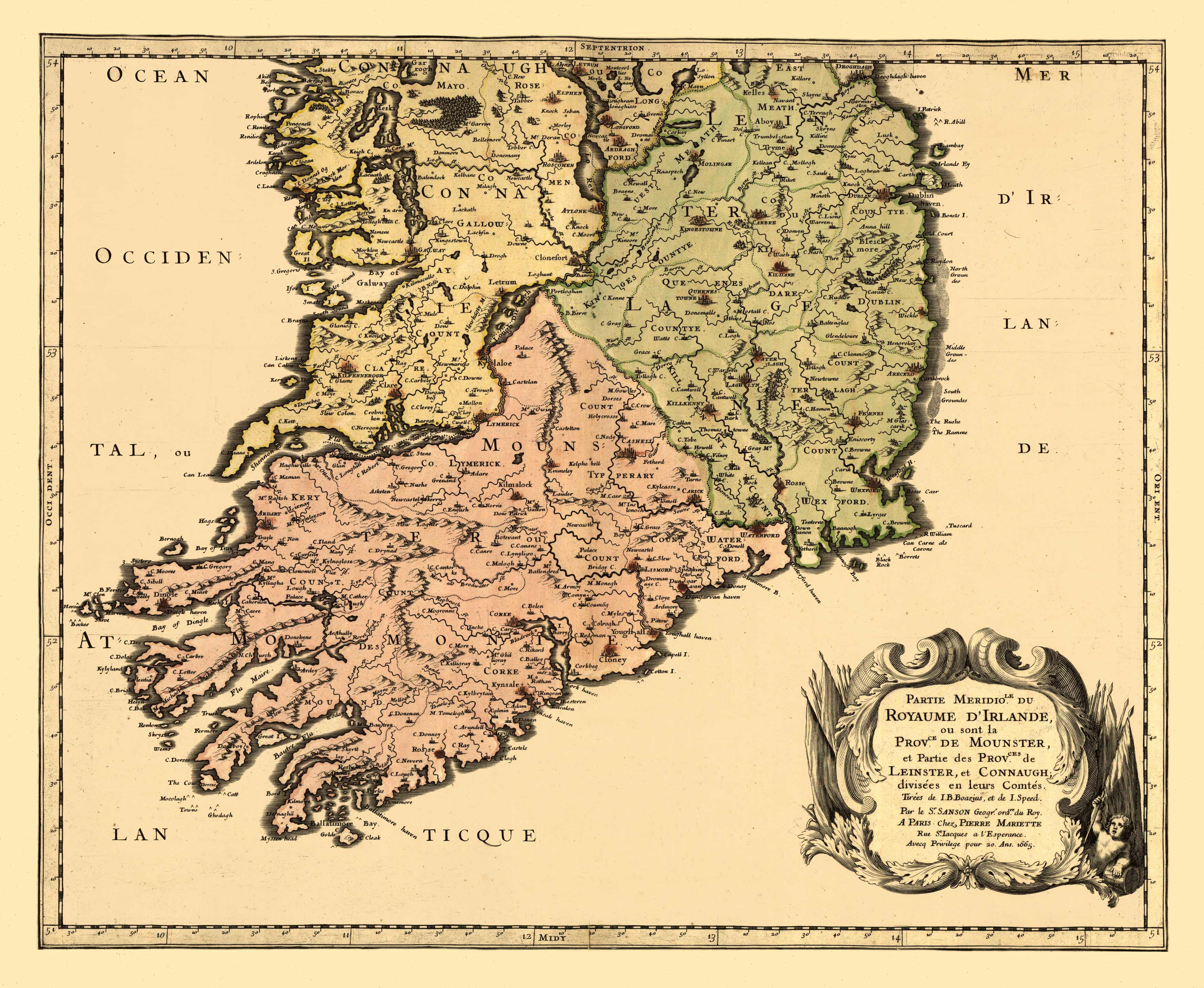 Ireland South in 1665