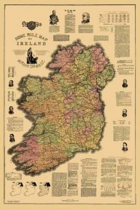 Old map of Ireland