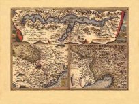 Old map of Lake Como