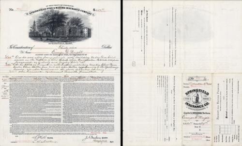 Insurance Policy issued to Ensign S. Wright
