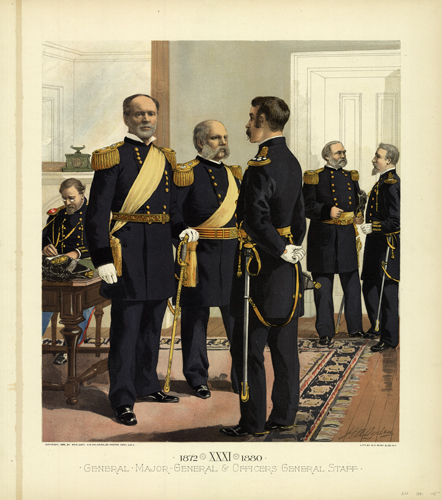 General Major-General and Officers General Staff 1872-1880